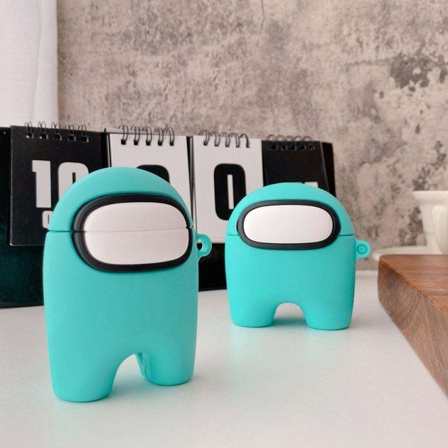 Чохол для навушників AirPods 1/2 AMONG US Blue, фото 1