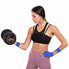 Набір гантелей зі штангою та гірами 6в1 багатофункціональний 10 кг FED SC-80016-10 2 шт. по 5 кг, фото 7