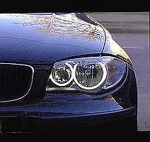 АНГЕЛЬСЬКІ ОЧЕНЯТА на бмв Е87. Angel eyes CCFL BMW E87. Колір - БІЛІ