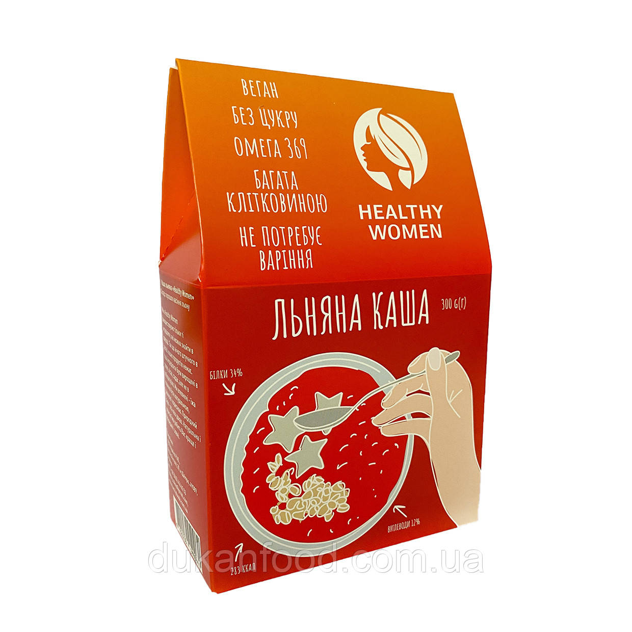 Лляна каша класична, Healthy women, 300 г