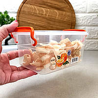 Пластиковый контейнер для хранения пищи 0.95л с крышкой