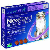 Nexgard Spectra (Нексгард Спектра) - таблетки для собак от блох и клещей L 15-30кг 3 таблетки