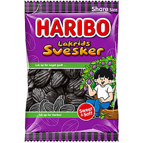 Лакричні цукерки Haribo Lakritz Svesker 375g