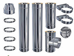 Димар для твердопаливного котла з жаростійкої нержавіючої сталі