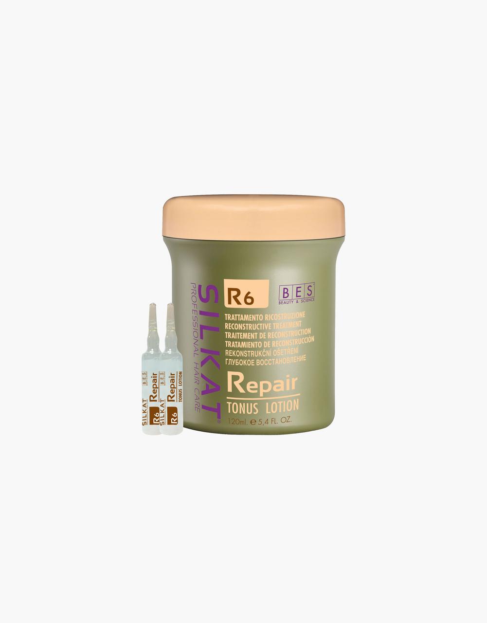 Активна сироватка для волосся з кератиновим комплексом R6 Silkat Repair
