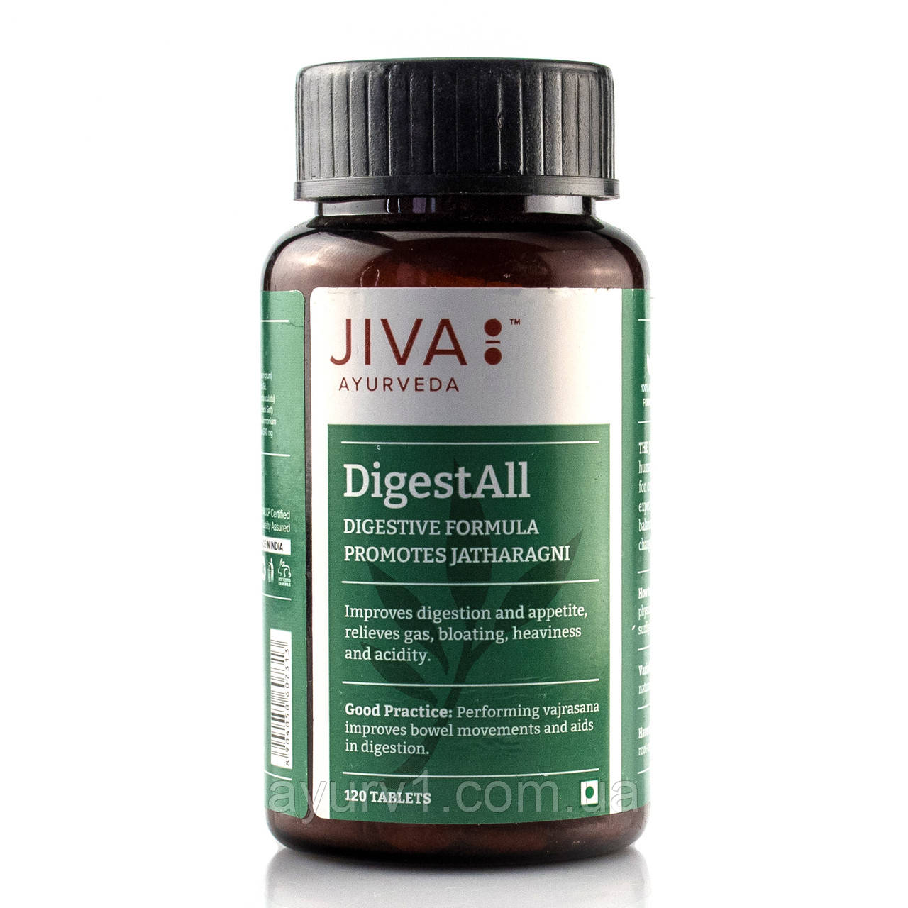 Дігестол, Дігестаал, Джіва - 500 мг / Digestol, DigestAll, Jiva / 120 таб. гастріт, для шлунка