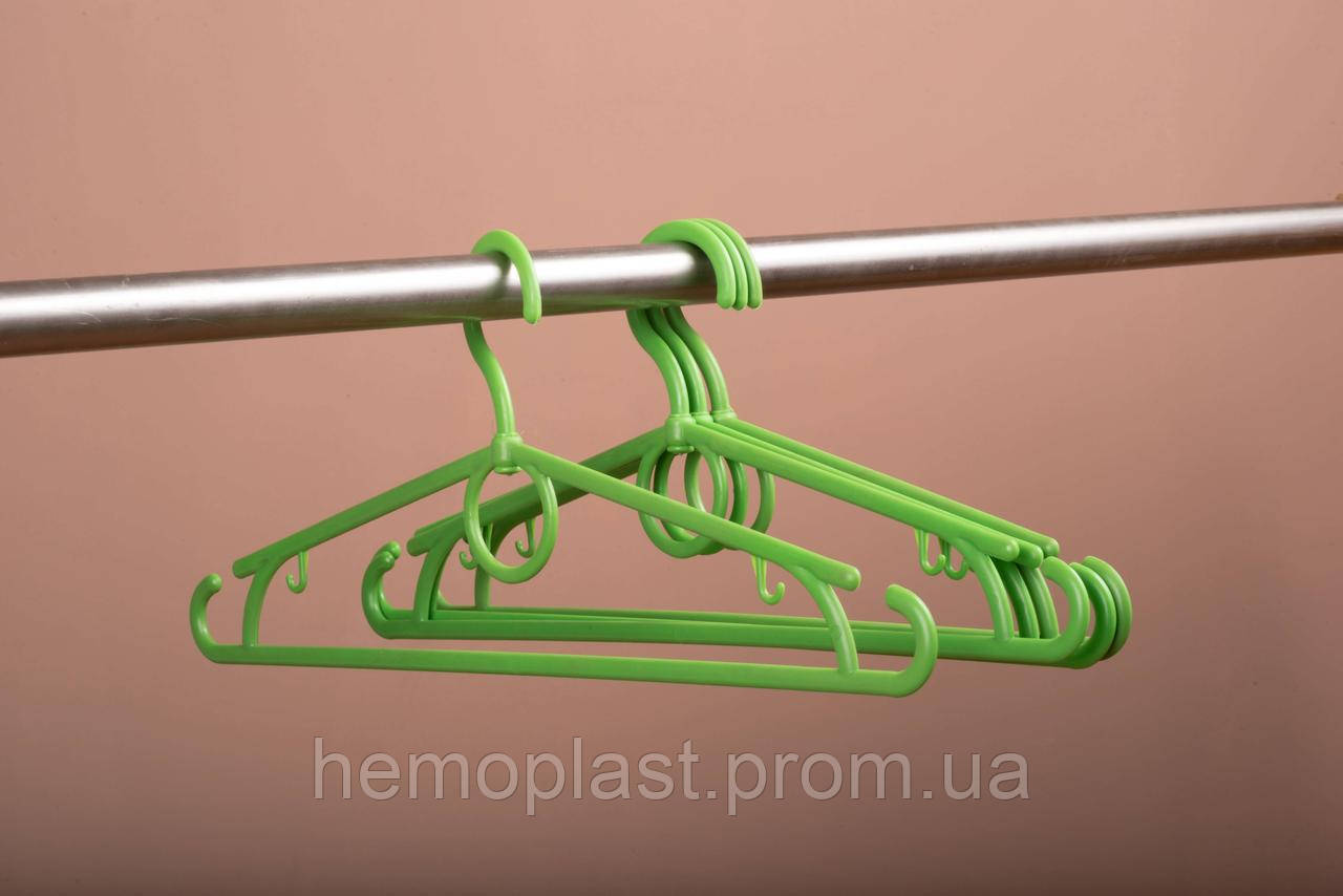 Набір вішалок тонких 5 штук Гемопласт, фото 1