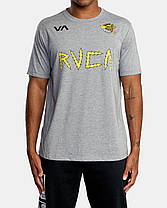 Футболка RVCA LEINES BANNER Z4SSMJ-ATHLETIC HEATHE, фото 4