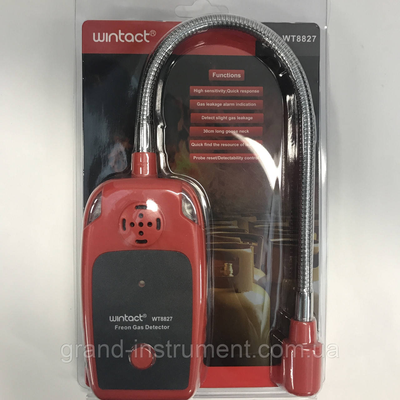 Детектор утечки фреона (10-1000 PPM) WINTACT WT8827 - фото 2 - id-p1644977040