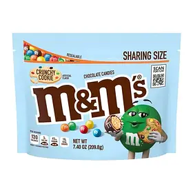 Драже M&M's Crunchy Cookie Sharing Size 209.8g