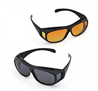 Антибликовые очки для водителя HD Vision WrapArounds 2 в 1 День Ночь! Quality