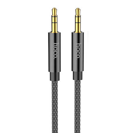 Кабель Hoco AUX UPA19 AUX audio cable ( L-1M ) Black, фото 1