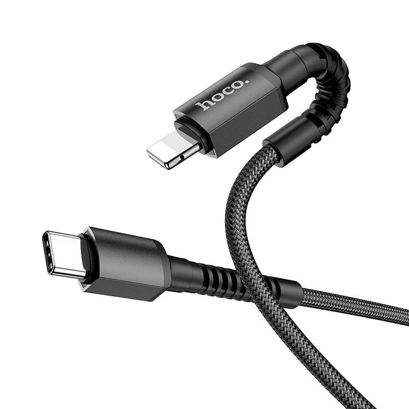 Кабель Hoco X71 Especial PD charging data cable for iP Black