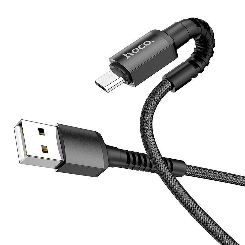 Кабель Hoco X71 Especial charging data cable for Micro Black