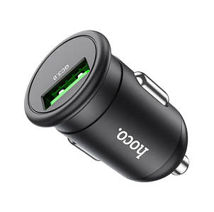АЗП Hoco Z43 Mighty single port QC3.0 car charger Black, фото 1