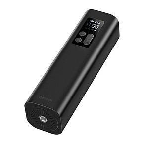 Автомобільний компресор Baseus Super Mini Inflator Pump Black (CRCQ000001), фото 1