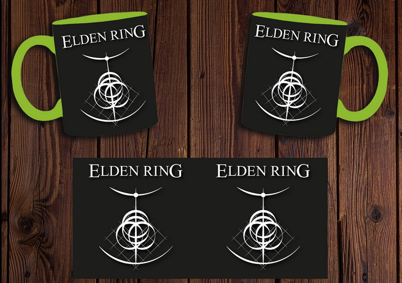 Купить Чашка "Elden Ring" / Кружка Элден ринг №3 Салатовый, цена 175 ...