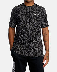 Футболка RVCA LEINES BOLT ALLOVER ( Z4SSMK BLACK )