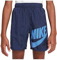 Шорты подростковые Nike B NSW WOVEN HBR SHORT темно-синий DO6582-410