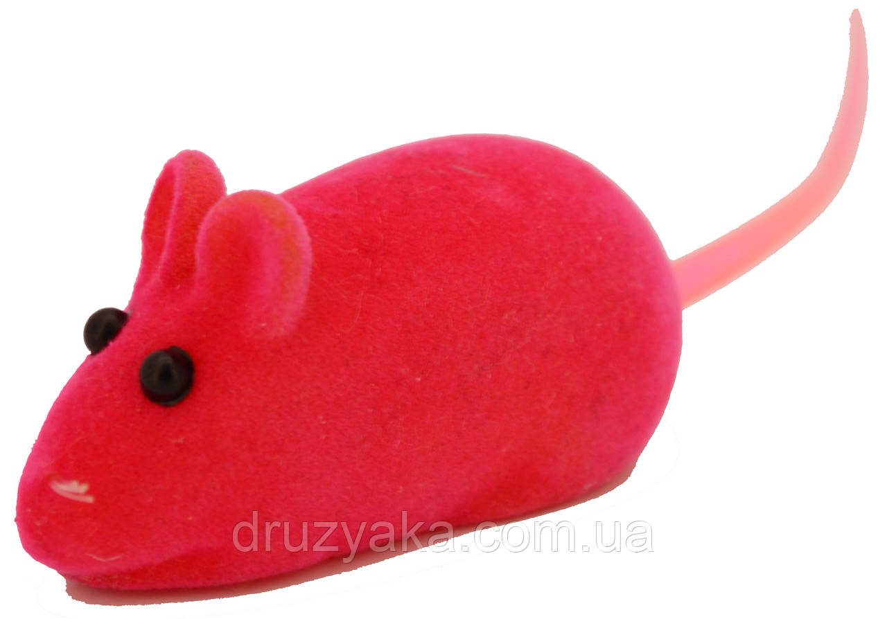 Іграшка для котів Мишка, 6 см (кольори в асортименті)