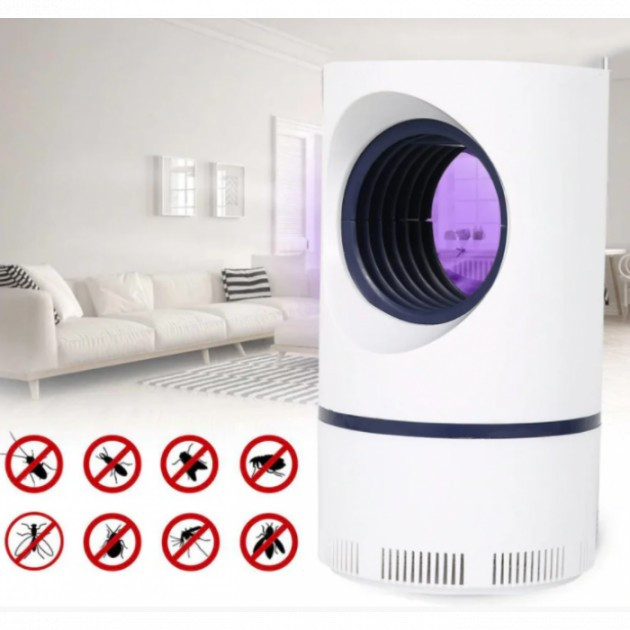 Нічник знищувач комарів Mosquito Killer 360 антимоскітна ультрафіолетова лампа від комарів велика