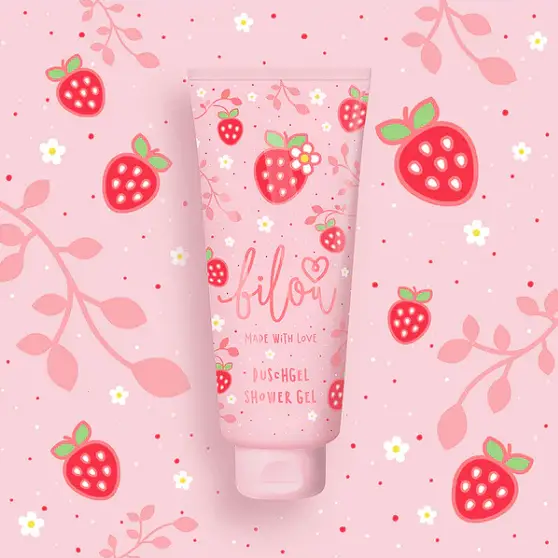 Гель для душу Bilou 200 мл Sweet Strawberry, фото 1