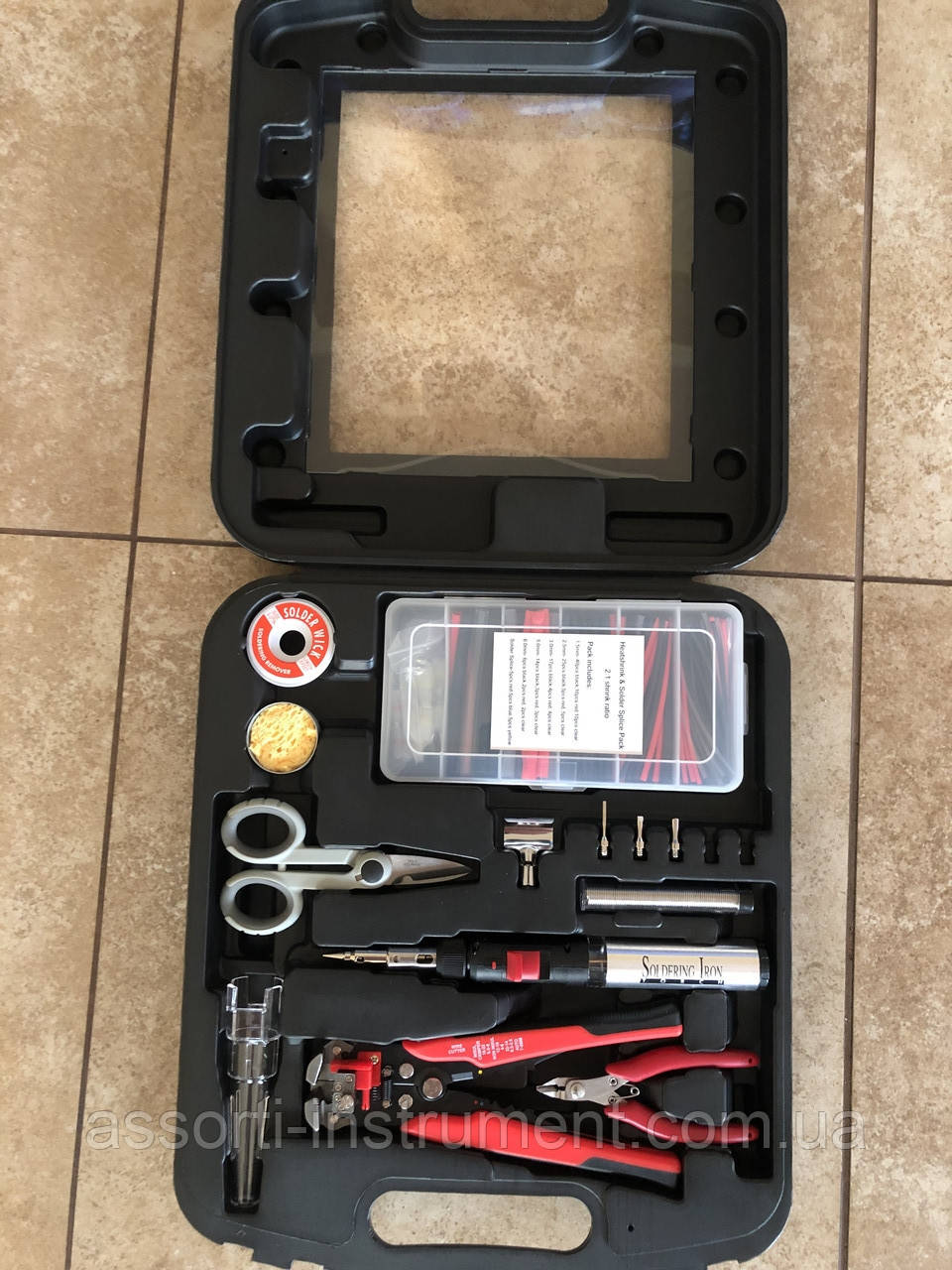 Набір для автономної газової пайки INTERTOOL (валіза), фото 1