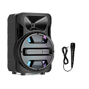 Музична Колонка Bluetooth S8007 з мікрофоном і LED, фото 1
