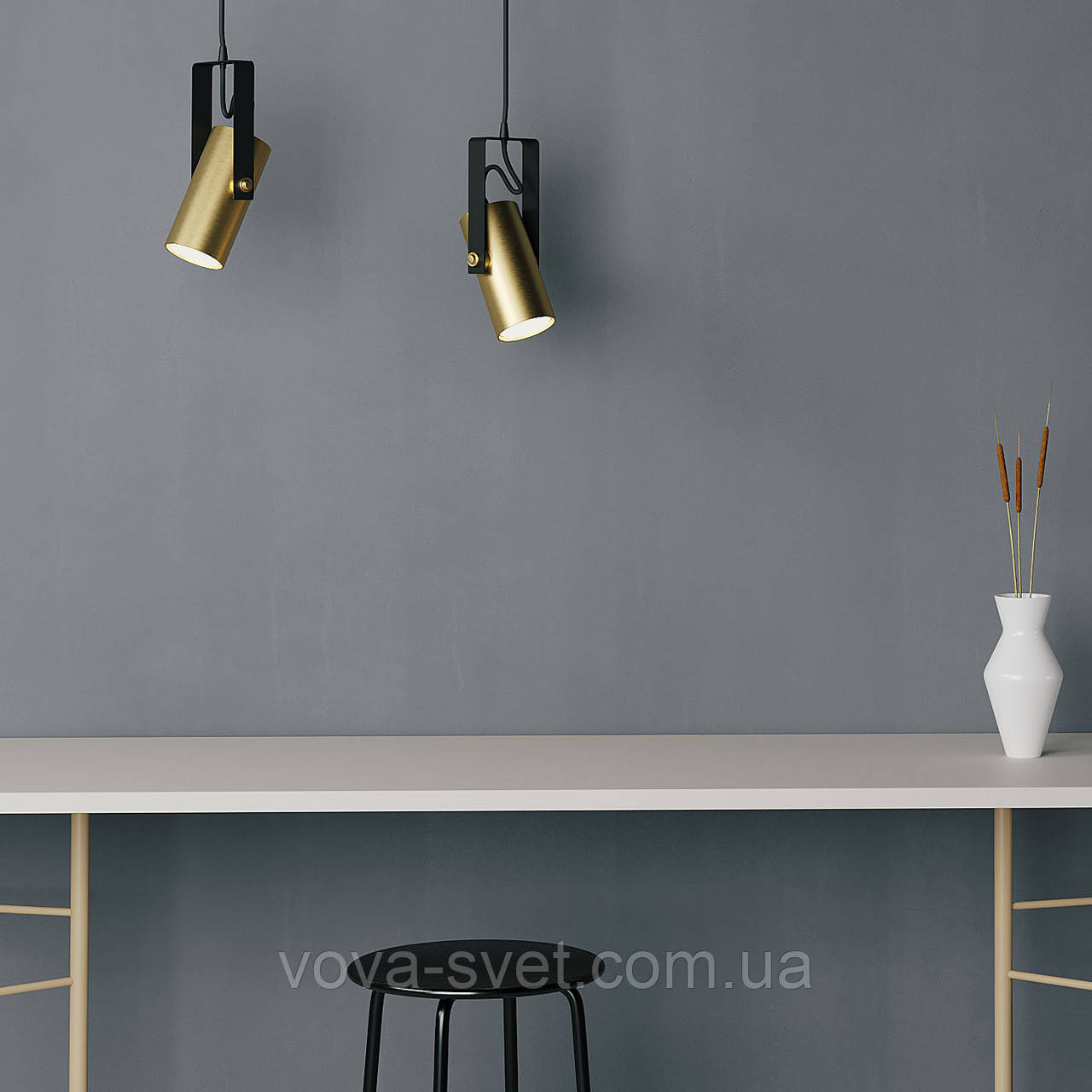 Прожектор -спот  [ PIPE ] Black , White , Gold & White , Gold & Black