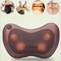 Масажна подушка з інфрачервоним підігрівом Car Massage Pillow для будинку і в автомобіля [ОПТ]