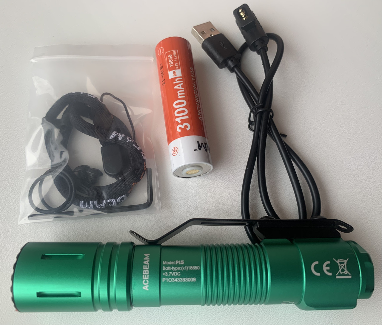Ліхтар Acebeam P15 Defender тактичний зелений
