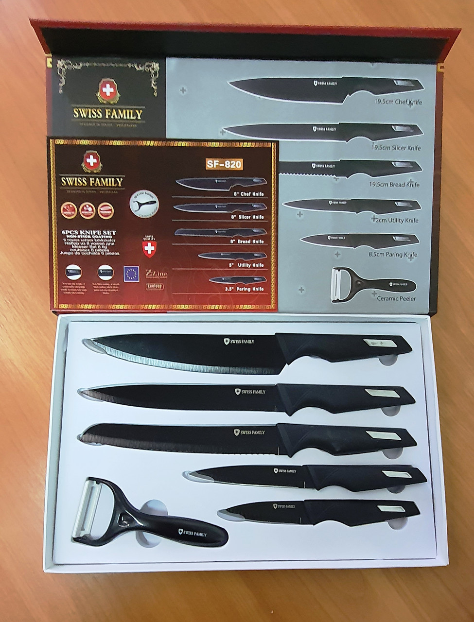 Набор Ножей 6 Пр SWISS FAMILY SF-820 — Купить Недорого на Bigl.ua ...