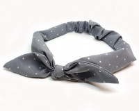 Пов'язка для волосся солої краплі сіра, фото 1