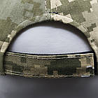 Бейсболка 3D Тризуб (піксельний камуфляж) uac-025, Розмір M - 58 размер, фото 3