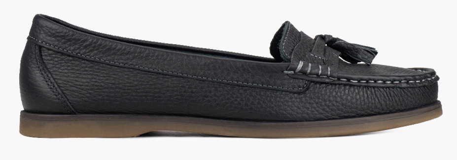 Мокасини жіночі чорні натуральна шкіра Україна IrBis — розмір 38 (24,5 см), фото 1