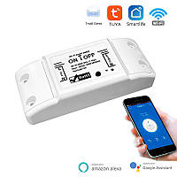 Wi-fi розумне реле Tuya ONiOFF Smart Switch, 10 Ампер, з дистанційним керуванням через смартфон