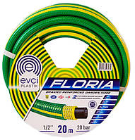 Шланг для полива армированный d- 1/2&apos;&apos; 20 м Evci Plastik Floria (4-слойный)