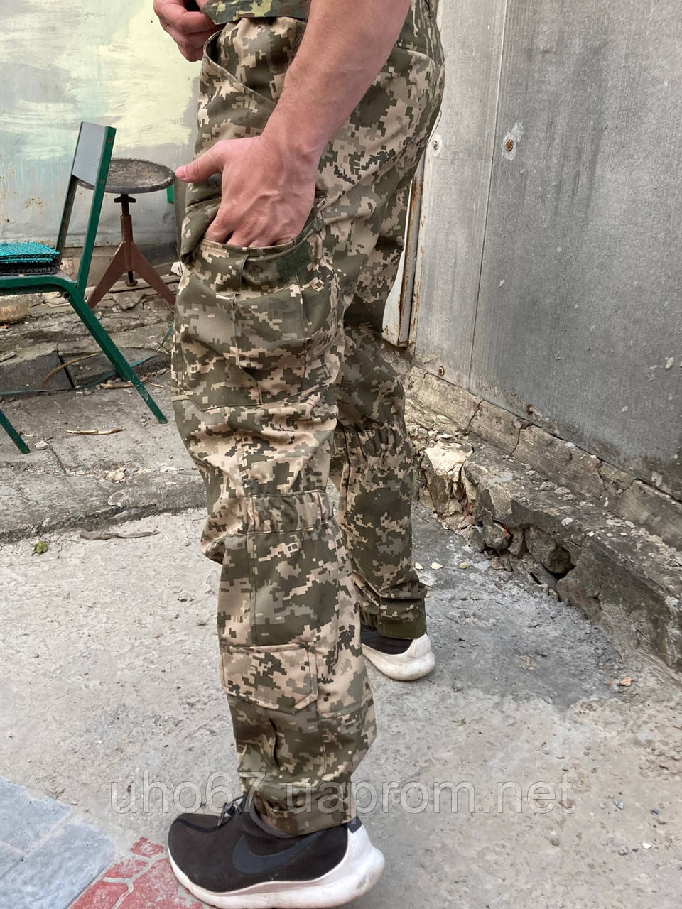 Тактичні літні штани штани для військових піксель MM14 пошиття гірка