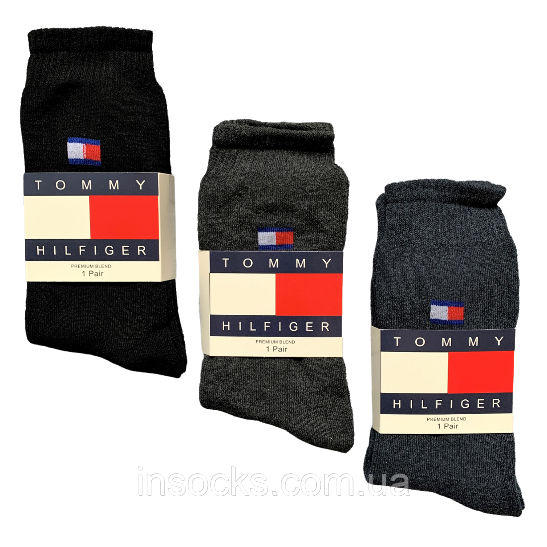 Шкарпетки чоловічі махрові "Tommy Hilfiger" Термо. 42-45р. Високі.