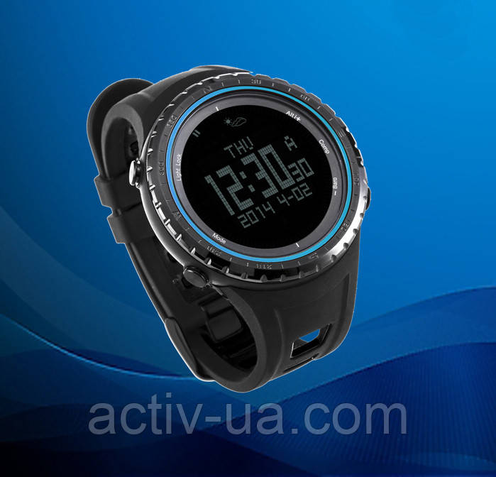 Годинник спортивний Sunroad FR801B (компас, альтиметр, барометр, термометр, крокомір), 5АТМ, фото 1