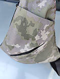 Барсетка-слінг на груди камуфляж Унісекс/Сумка спортивні для через плече (ОПТ), фото 5