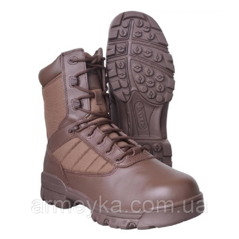 Берці, Bates Boots Patrol, коричневий, шкіра, оригінал Британія 39 (5M), Нове 39 (5M), сорт-2 46 (12W), 46, сорт-1