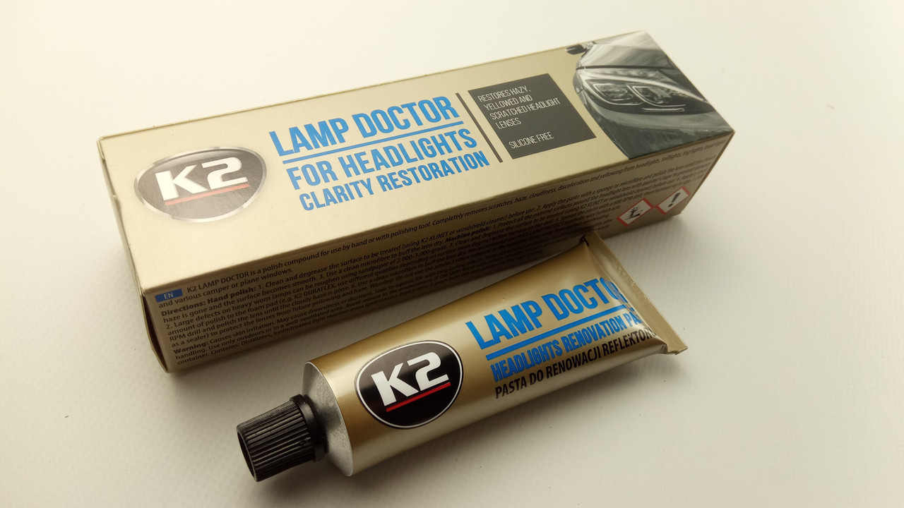 Архив Паста для полировки фар K2 Lamp Doctor (L3050) 60 гр: 110 грн ...