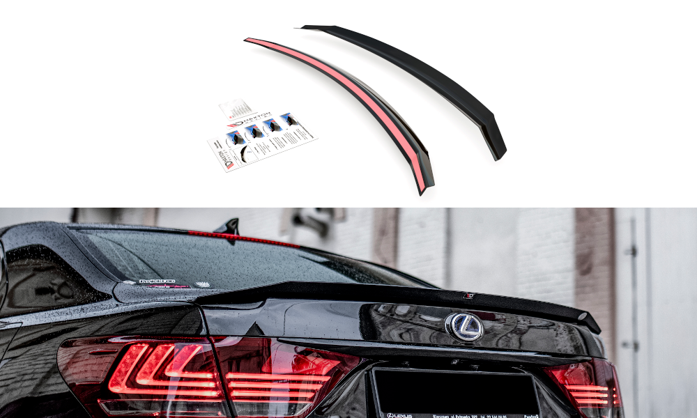 Спойлер Lexus LS460 LS600 (12-17) тюнінг сабля елерон