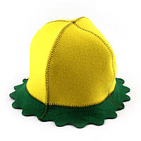 Шапка для сауни "ОДУВАНИК" штучний фетр