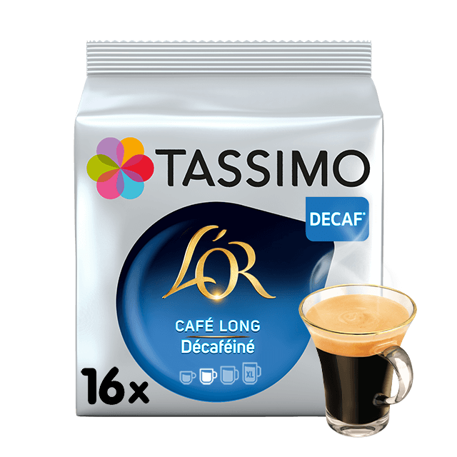 Кава в капсулах Тассимо - Tassimo L'OR CAFE LONG Decaffeinato (16 порцій)