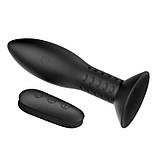 Анальне пробка Mr Play RC Vibrating Butt Plug Black, фото 4