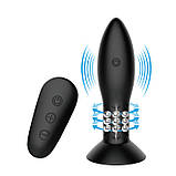 Анальне пробка Mr Play RC Vibrating Butt Plug Black, фото 5