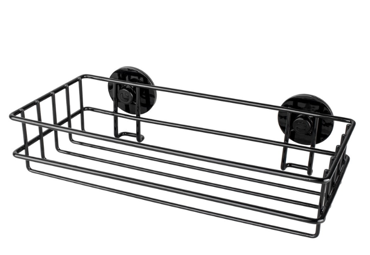 Полиця у ванну чорний матовий відтінок, фото 1