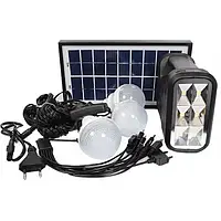 Портативна Сонячна Станція GDLITE GD-8017A (4000 MAh, сонячна Панель 3 Вт)